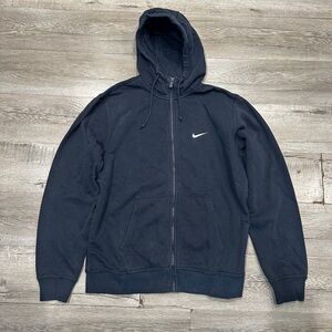Nike Men's Navy Blue Hoodie Sweater